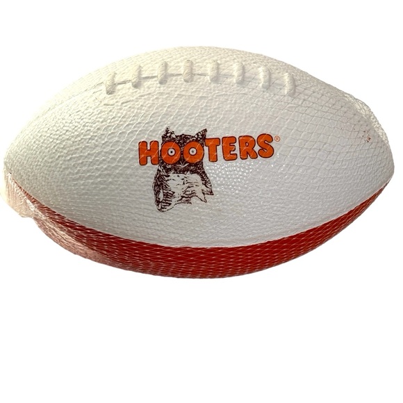 Hooters Other - HOOTERS 9” Foam Football with Owl Logo NWT